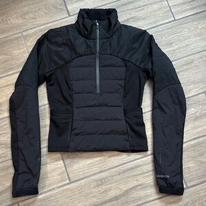 lululemon athletica Women's Black puffer ski jacket. Jacket. Size 4.